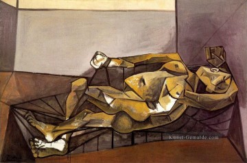 Nacktcouch 1908 Kubismus Pablo Picasso Ölgemälde